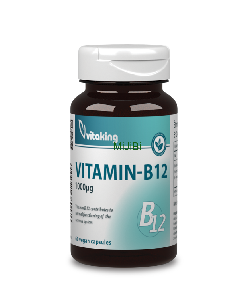 Vitamín B12 1000µg (60 kapslí)